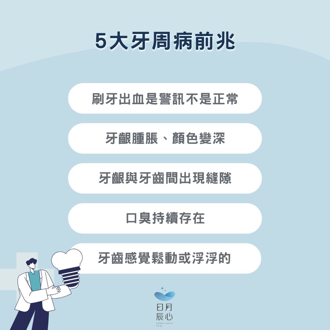  5大牙周病前兆