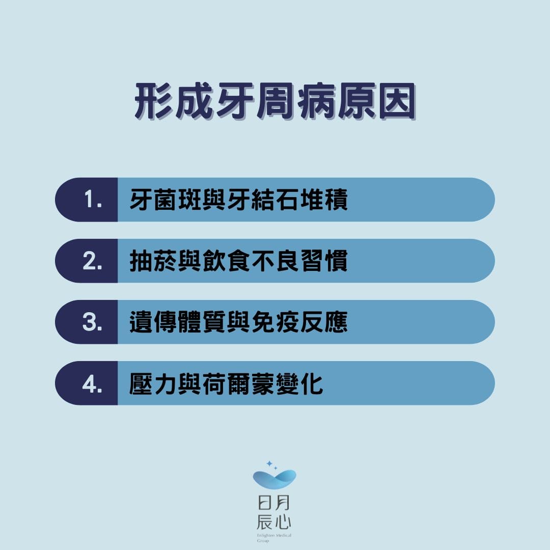 形成牙周病原因