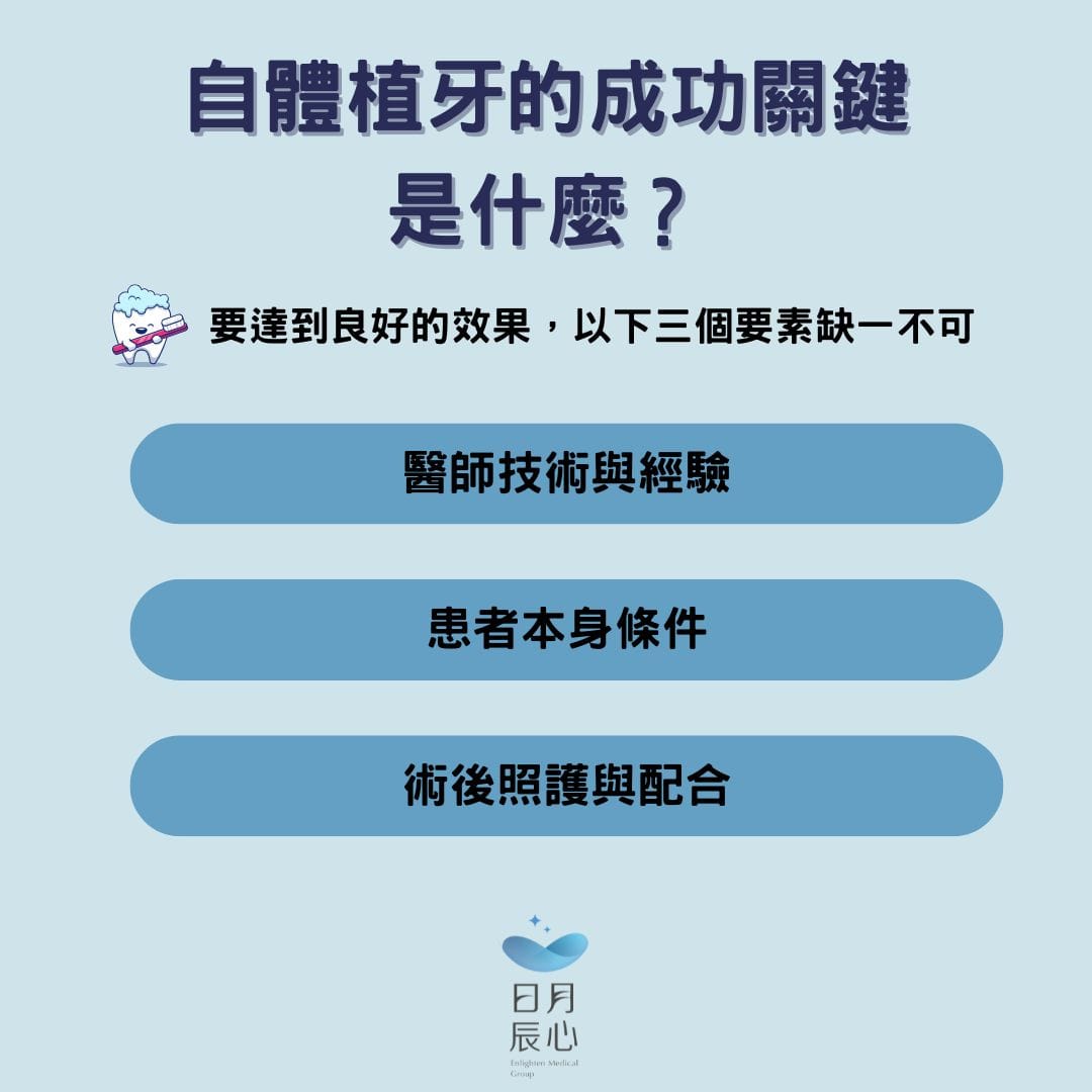 自體植牙的成功關鍵是什麼？